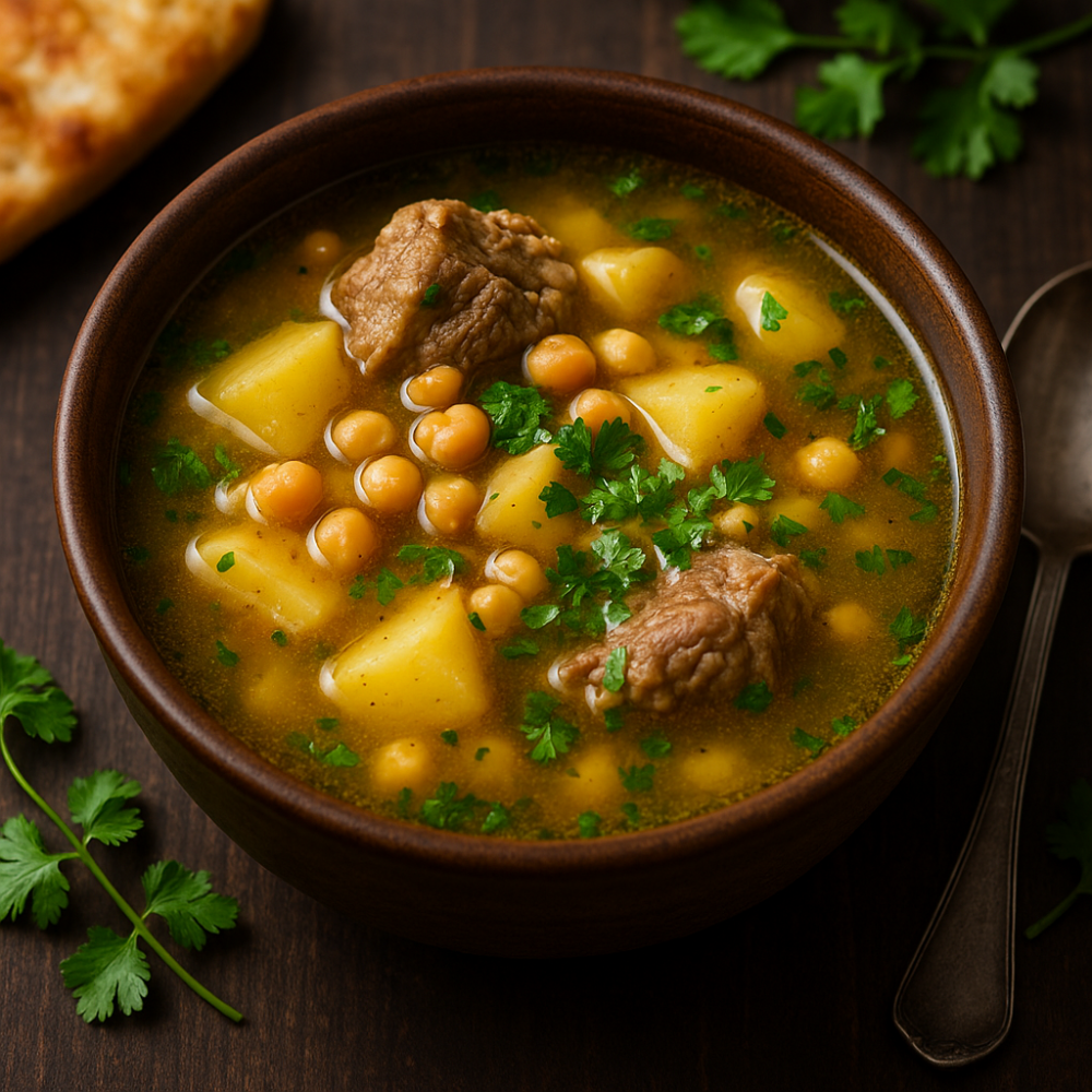Bozbash (soupe de viande et pois chiches)